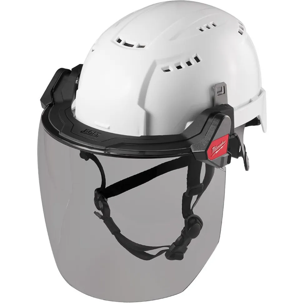 Milwaukee BOLT Full Face Shield - Gray Dual Coat Lens 48-73-1425
