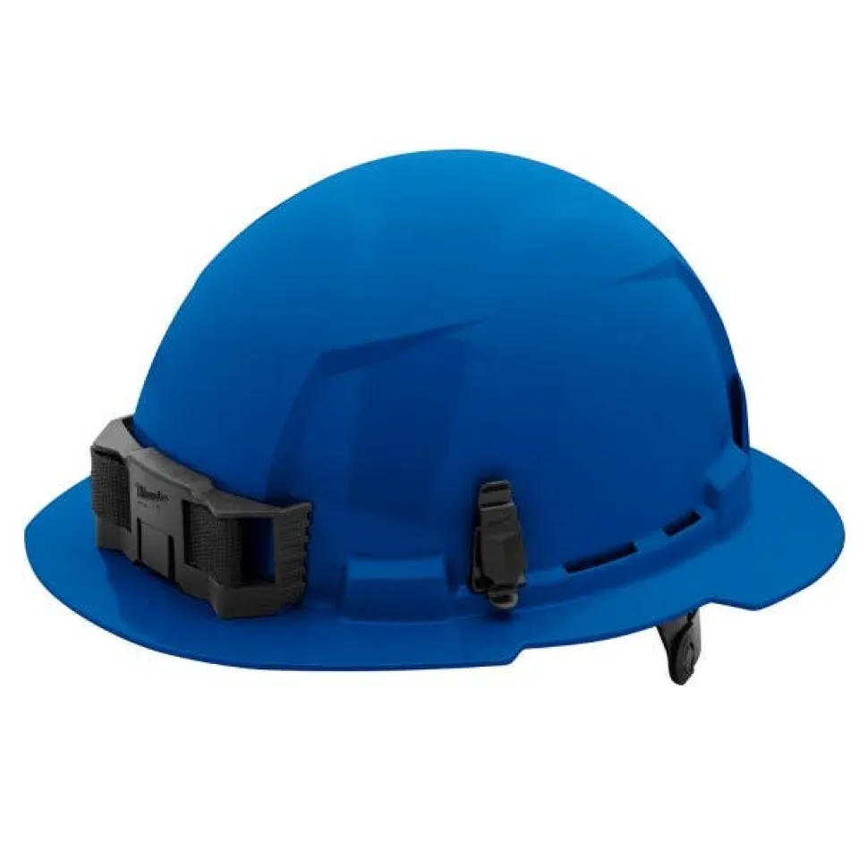 Milwaukee BOLT Hard Hat Unvented, Class E Full Brim 6pt Suspension - Blue 48-73-1125
