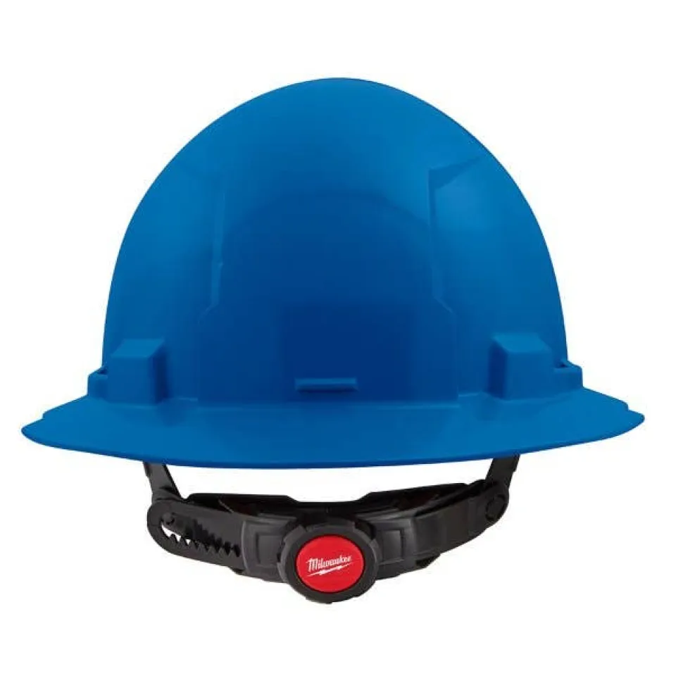 Milwaukee BOLT Hard Hat Unvented, Class E Full Brim 6pt Suspension - Blue 48-73-1125