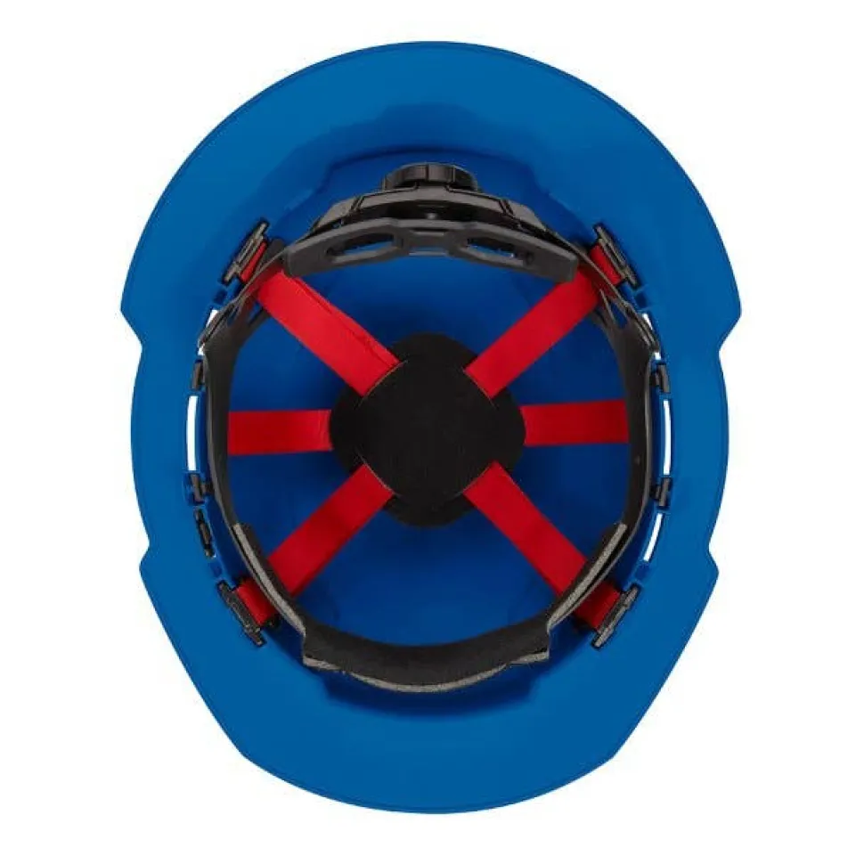 Milwaukee BOLT Hard Hat Unvented, Class E Full Brim 6pt Suspension - Blue 48-73-1125