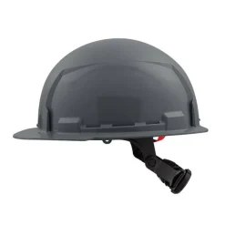 Milwaukee BOLT Hard Hat Unvented, Class E Front Brim 6pt Suspension - Grey 48-73-1134