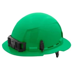 Milwaukee BOLT Hard Hat Unvented, Class E Full Brim 6pt Suspension - Green 48-73-1127