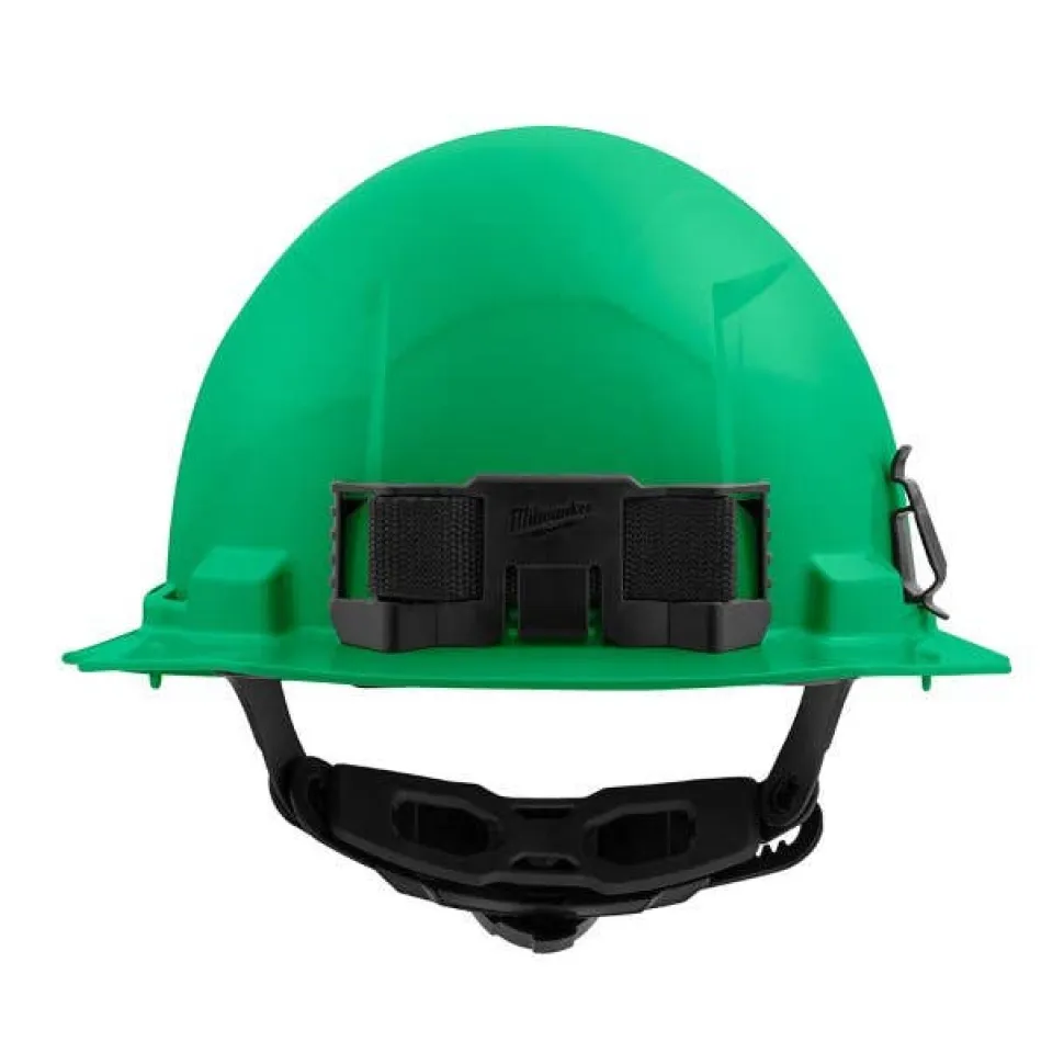 Milwaukee BOLT Hard Hat Unvented, Class E Full Brim 6pt Suspension - Green 48-73-1127
