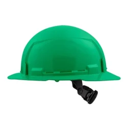Milwaukee BOLT Hard Hat Unvented, Class E Full Brim 6pt Suspension - Green 48-73-1127