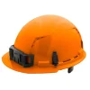 Milwaukee BOLT Hard Hat Vented, Class C Front Brim 6pt Suspension - Orange 48-73-1232
