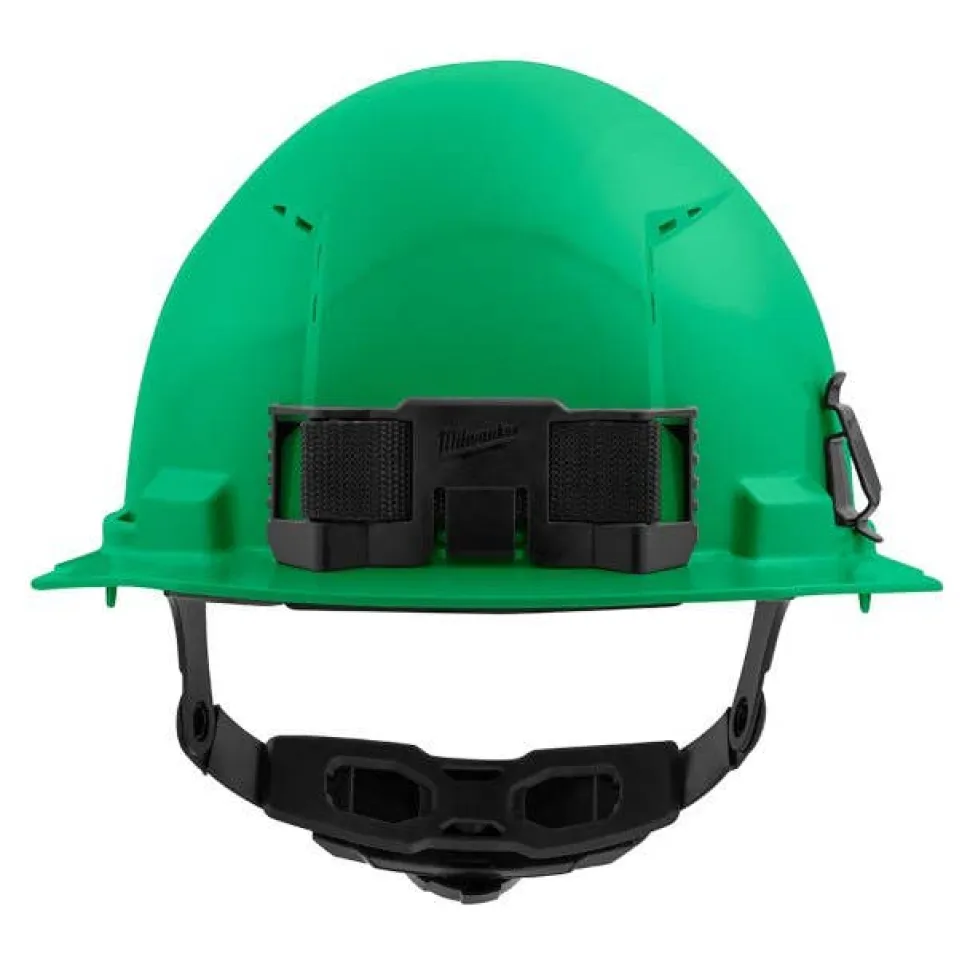 Milwaukee BOLT Hard Hat Vented, Class C Front Brim 6pt Suspension - Green 48-73-1226