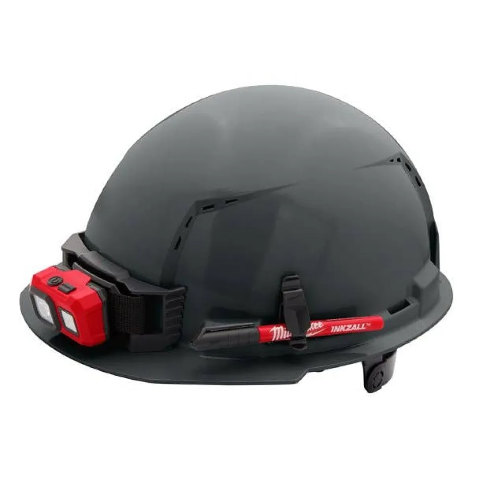 Milwaukee BOLT Hard Hat Vented, Class C Front Brim 6pt Suspension - Grey 48-73-1234