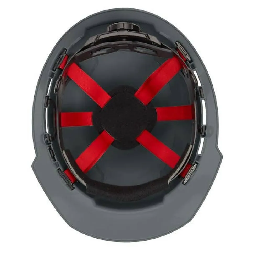 Milwaukee BOLT Hard Hat Vented, Class C Front Brim 6pt Suspension - Grey 48-73-1234