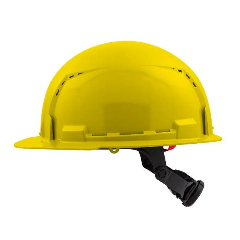 Milwaukee BOLT Hard Hat Vented, Class C Front Brim 6pt Suspension - Yellow 48-73-1222