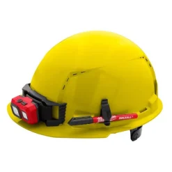 Milwaukee BOLT Hard Hat Vented, Class C Front Brim 6pt Suspension - Yellow 48-73-1222