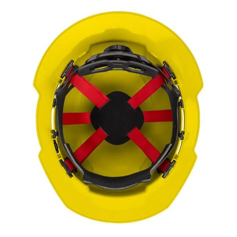 Milwaukee BOLT Hard Hat Vented, Class C Full Brim 6pt Suspension - Yellow 48-73-1223