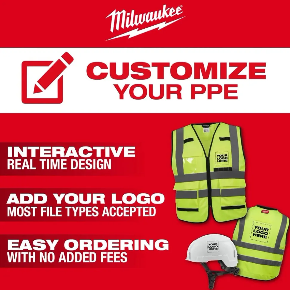 Milwaukee BOLT Type 2, Class C Vented Front Brim Safety Helmet w/ IMPACT ARMOR Liner - White 48-73-1364
