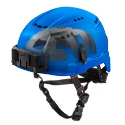 Milwaukee BOLT Type 2, Class C Vented Safety Helmet w/ IMPACT ARMOR Liner - Blue 48-73-1354