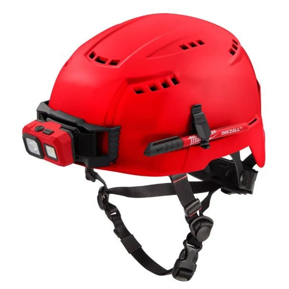 Milwaukee BOLT Type 2, Class C Vented Safety Helmet - Red 48-73-1308