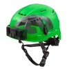 Milwaukee BOLT Type 2, Class C Vented Safety Helmet w/ IMPACT ARMOR Liner - Green 48-73-1356