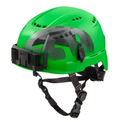 Milwaukee BOLT Type 2, Class C Vented Safety Helmet w/ IMPACT ARMOR Liner - Green 48-73-1356