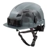 Milwaukee BOLT Type 2, Class E Unvented Front Brim Safety Helmet w/ IMPACT ARMOR Liner - Grey 48-73-1381