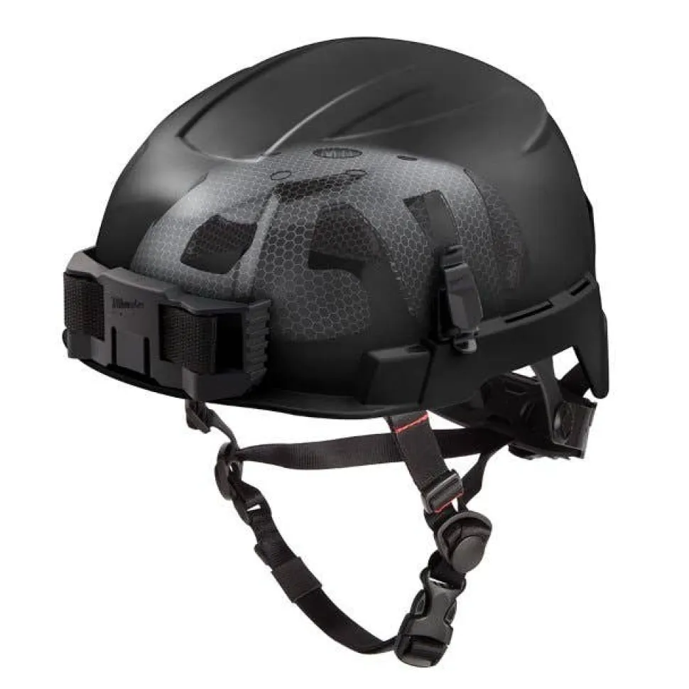 Milwaukee BOLT Type 2, Class E Unvented Safety Helmet w/ IMPACT ARMOR Liner - Black 48-73-1361