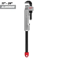 Milwaukee CHEATER Aluminum Adaptable Pipe Wrench 48-22-7318