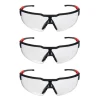Milwaukee Clear Anti-Scratch Safety Glasses (3 Pack) 48-73-2052