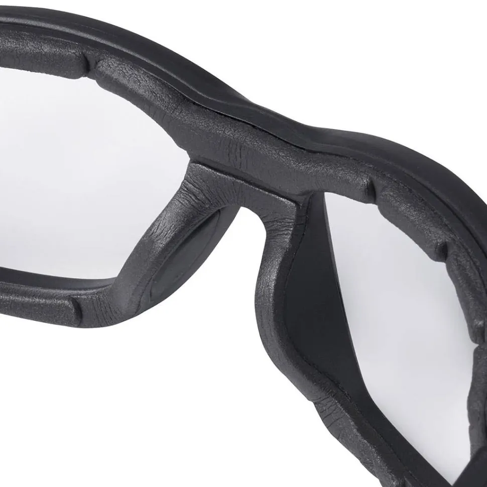 Milwaukee Clear High Performance Safety Glasses w/ Gasket & Fog-Free Lenses 48-73-2040