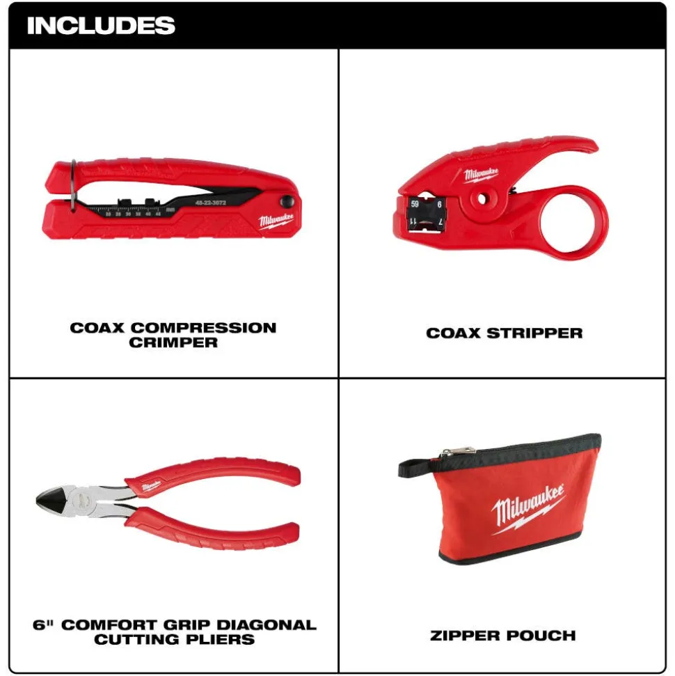 Milwaukee Coax Install Kit 48-22-8103