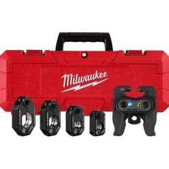 Milwaukee 1/2" - 1-1/4" CTS-V Pivoting Press Ring Kit for M12 FORCE LOGIC Press Tool 49-16-2490X