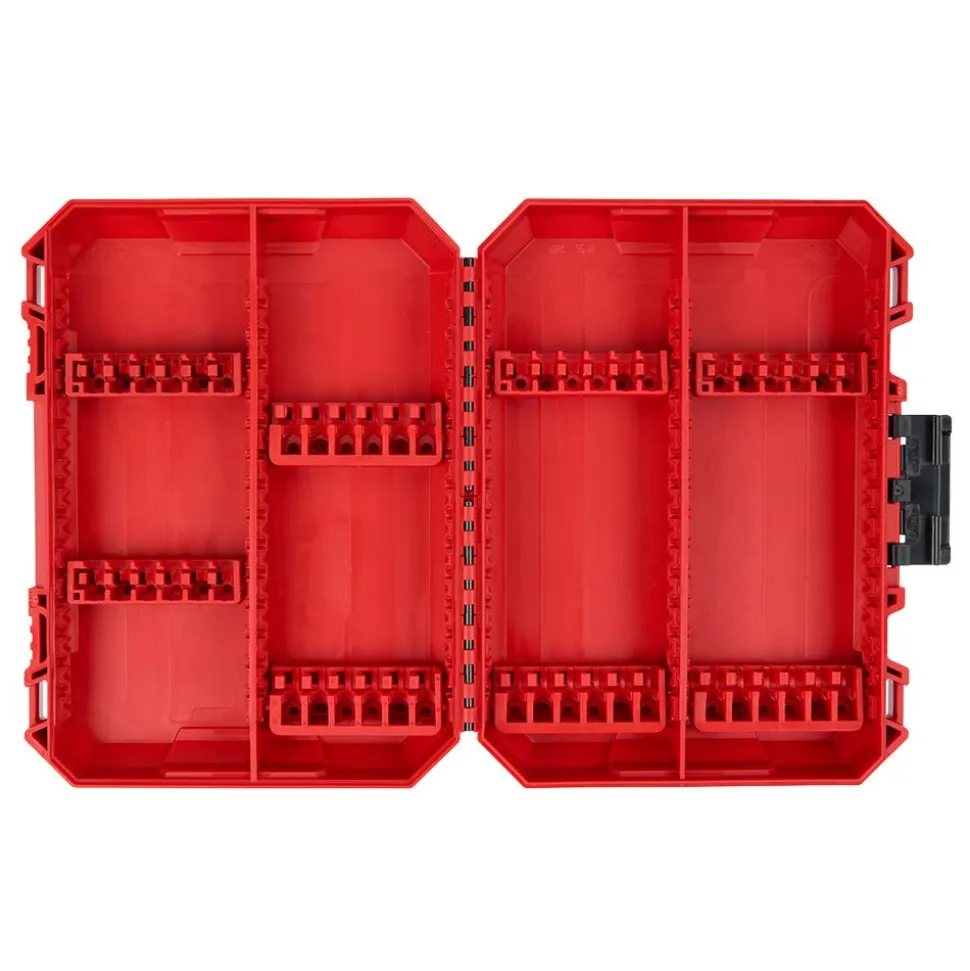 Milwaukee Customizable Large PACKOUT Compatible Case for Impact Driver Accessories 48-32-9922