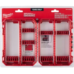 Milwaukee Customizable Large PACKOUT Compatible Case for Impact Driver Accessories 48-32-9922