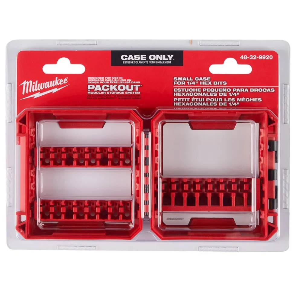 Milwaukee Customizable Small PACKOUT Compatible Case for Impact Driver Accessories 48-32-9920