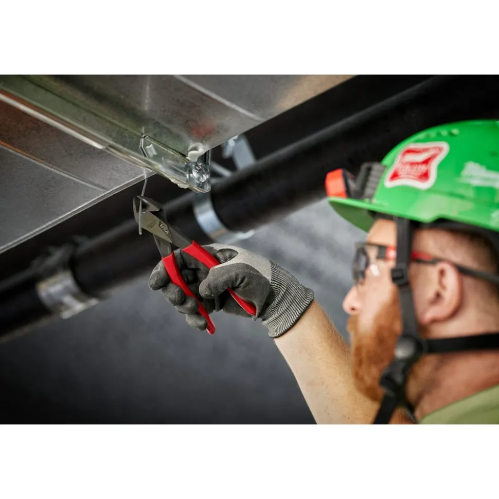 Milwaukee 8" Diagonal Dipped Grip Cutting Pliers (USA) MT508