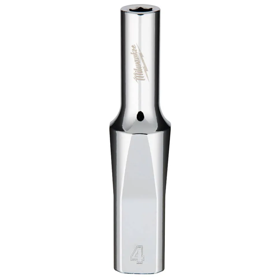 Milwaukee 1/4" Drive 4mm Deep 6-Point Chrome Socket 45-34-4010