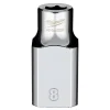 Milwaukee 1/2" Drive 8mm Standard 6-Point Chrome Socket 45-34-2008