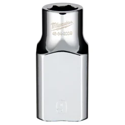 Milwaukee 1/2" Drive 9mm Standard 6-Point Chrome Socket 45-34-2009