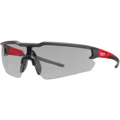 Milwaukee Gray Indoor/Outdoor Anti-Scratch Safety Glasses 48-73-2106