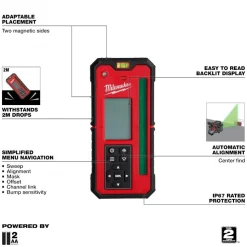 Milwaukee Green Rotary Laser Remote Control & Receiver 3712