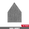 Milwaukee 120 Grit Mesh Sanding Sheet for M12 FUEL Orbital Detail Sander 12pk 48-80-5120