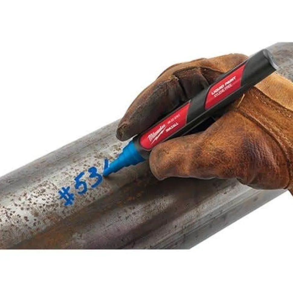 Milwaukee INKZALL Blue Paint Marker 48-22-3761
