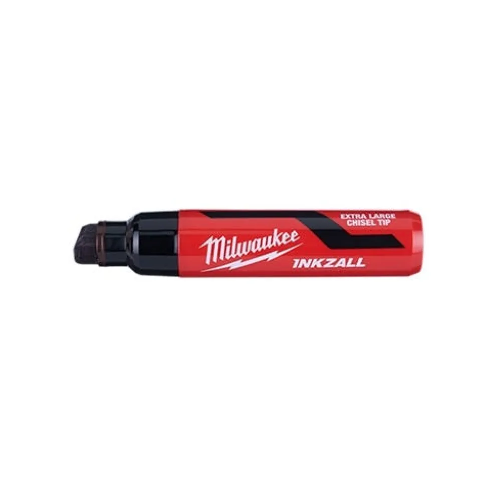 Milwaukee INKZALL Extra Large Black Chisel Tip Marker 48-22-3265