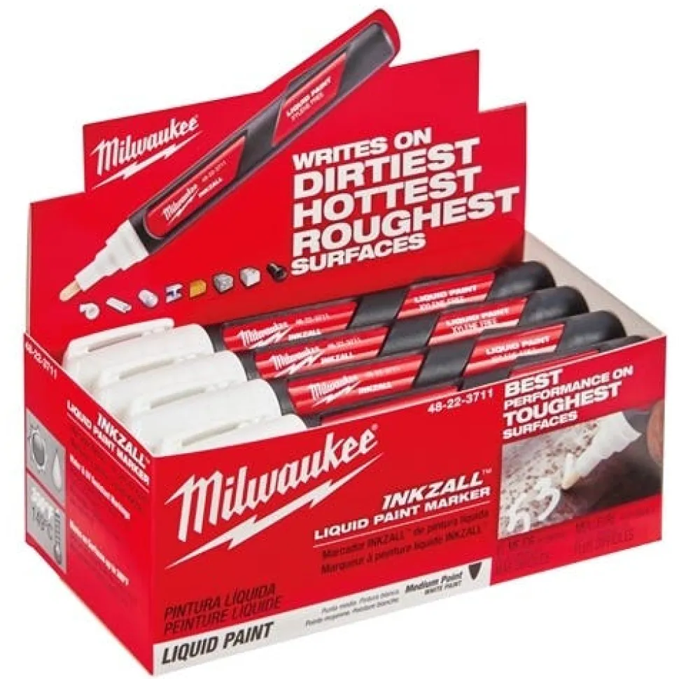 Milwaukee INKZALL White Paint Marker 48-22-3711
