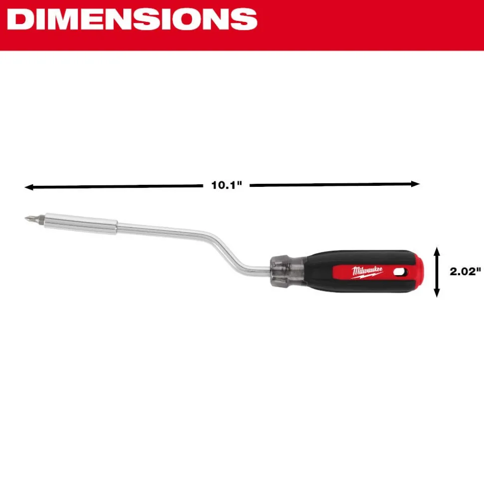 Milwaukee 2-in-1 Rotating Multi-Bit Screwdriver 48-22-2916