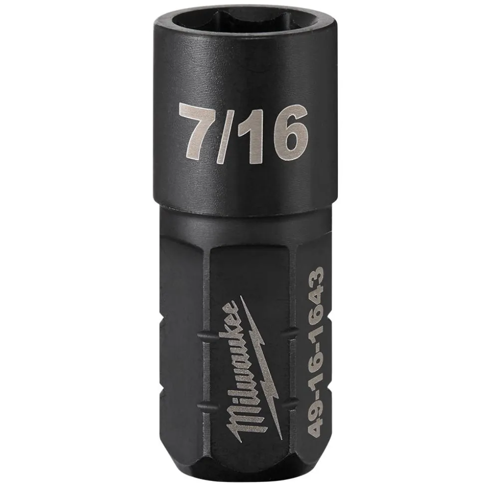 Milwaukee INSIDER Box Ratchet Socket 6 Point 7/16" 49-16-1643