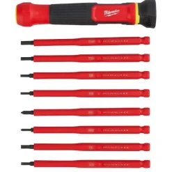 Milwaukee 8-in-1 1000V Insulated Precision Multi-Bit Screwdriver 48-22-2217