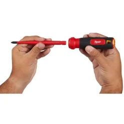 Milwaukee 4-in-1 1000V Insulated Slim Tip Multi-Bit Screwdriver 48-22-2216