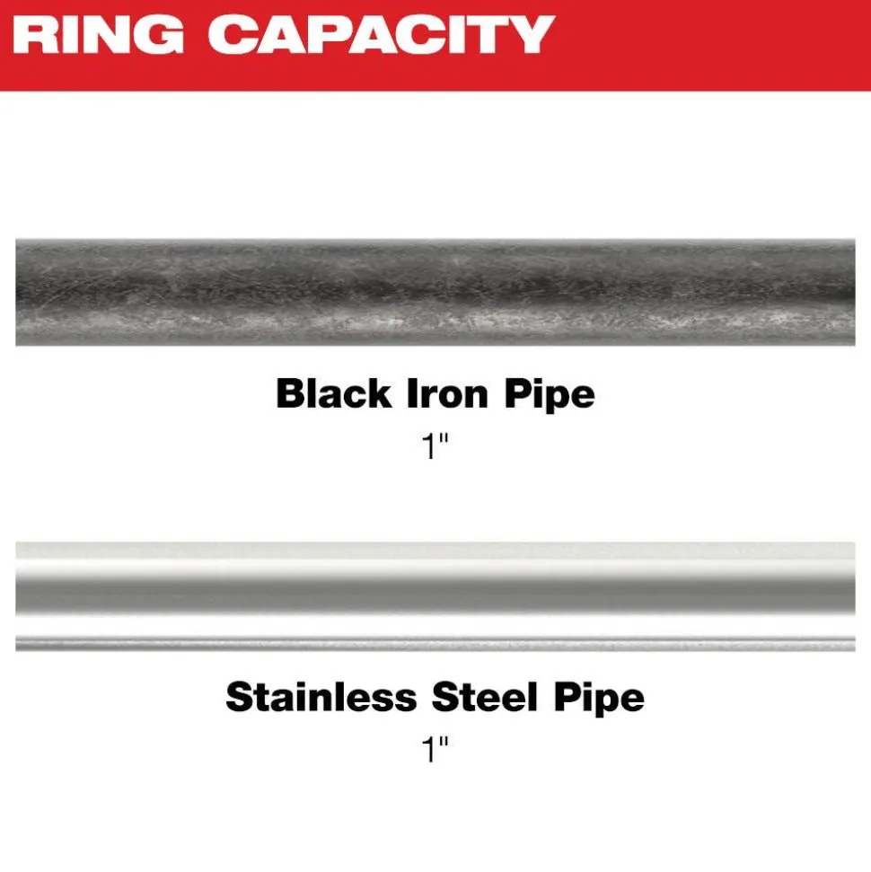 Milwaukee 1" IPS-P Black Pipe Pivoting Press Ring for M18 & M12 FORCE LOGIC Press Tools 49-16-2652BX