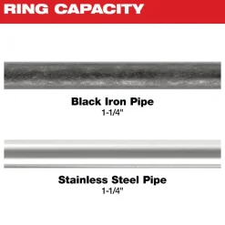 Milwaukee 1-1/4" IPS-P Black Pipe Pivoting Press Ring for M18 FORCE LOGIC Press Tools 49-16-2653BX