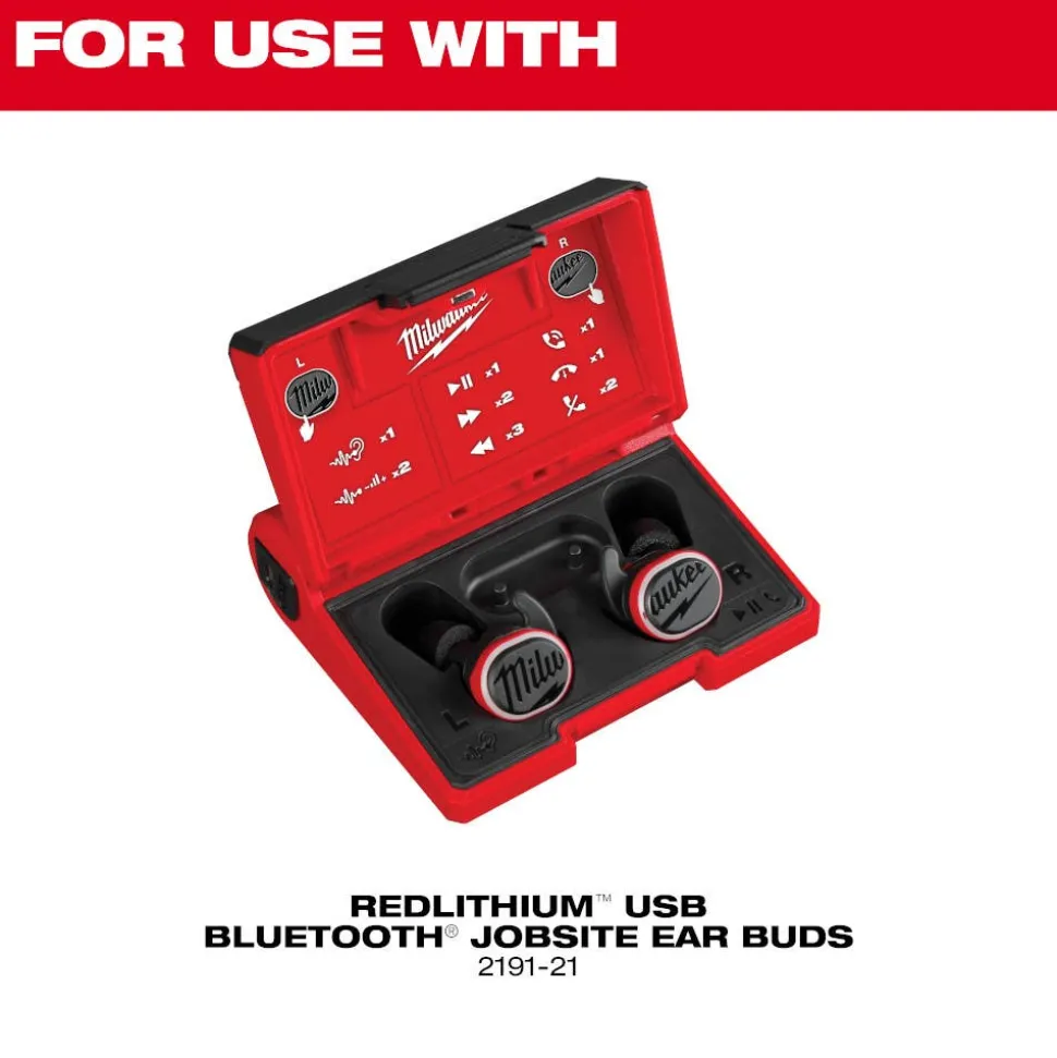Milwaukee Jobsite Earbuds Foam Ear Tip Kit - S 49-16-0102