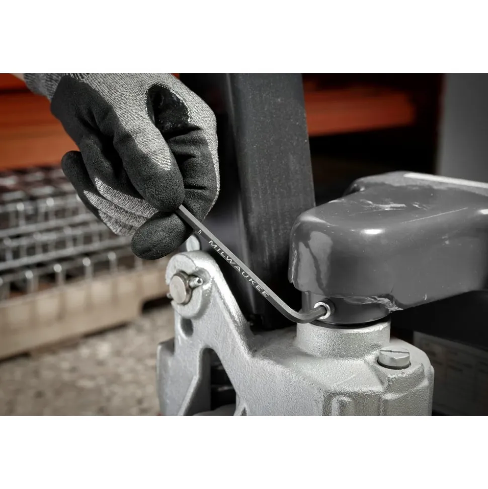 Milwaukee 9-Key Ball End L-Key Set - Metric 48-22-2186