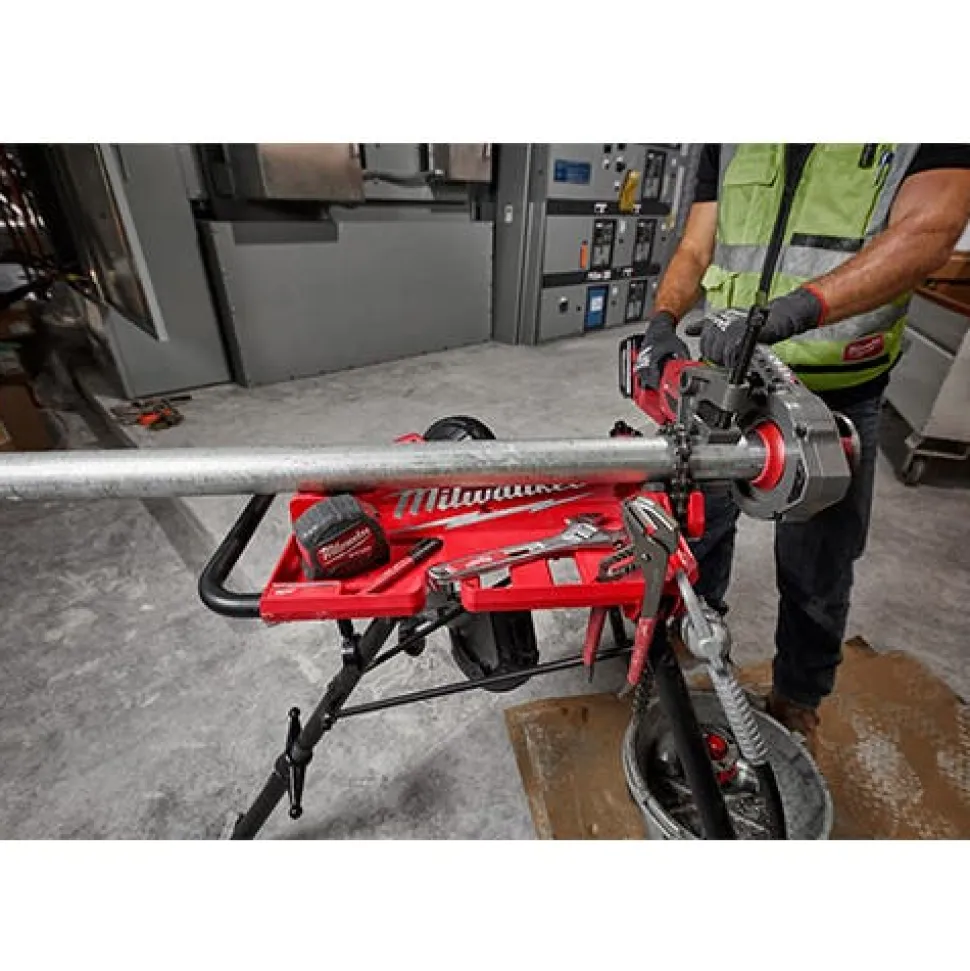 Milwaukee 6" Leveling Tripod Chain Vise Pipe Stand 48-22-8690