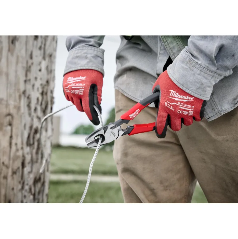 Milwaukee 9" Lineman's Comfort Grip Pliers w/ Thread Cleaner (USA) MT550T